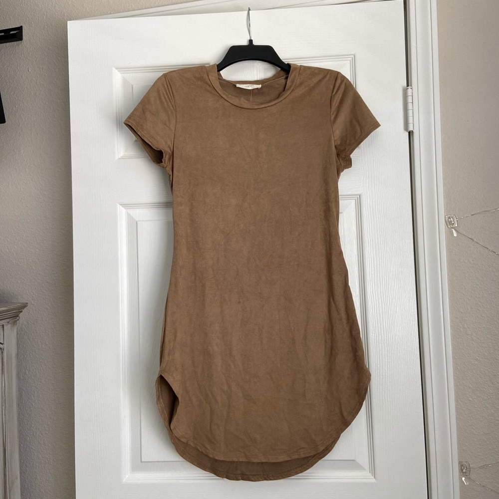 Soft tan dress in size L